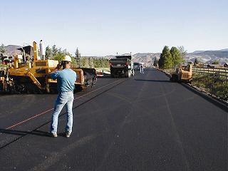 Valley Road reconstruction in Gypsum, Colorado.